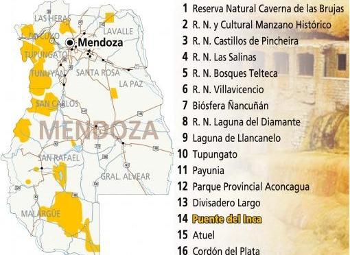 Mendoza ofrece 17 reservas naturales para disfrutar el verano